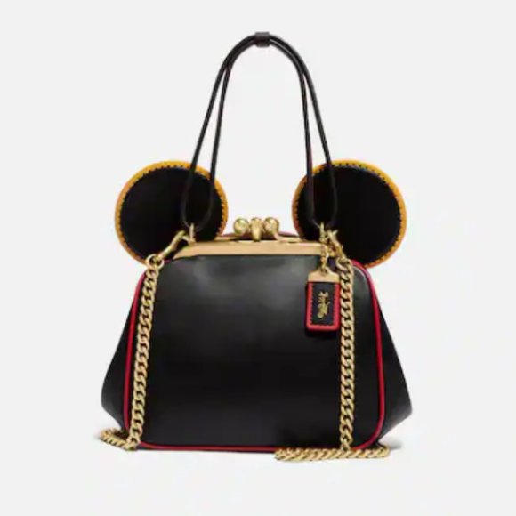 NWT COACH DISNEY MICKEY MOUSE X KEITH HARING CROSSBODY HANDBAG DESIGNER - Picture 1 of 6